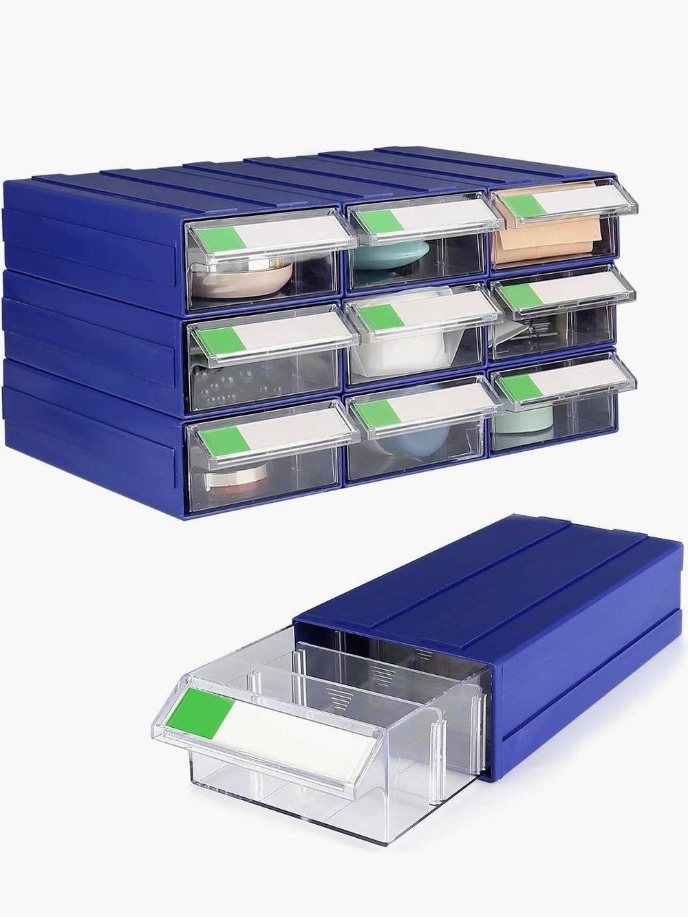 NEW*Storage Box Cabinet, Sewing, Hardware, Craft, 9pcs Drawer Organizer